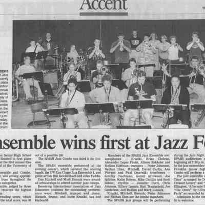 2000, SPASH jazz ensemble