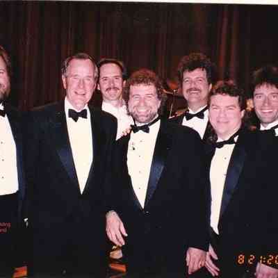 Bob Wray (center) at George Bush's 50th Wedding Anniversary at Opryland
