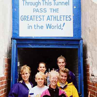 1993 Drake in the relay tunnel