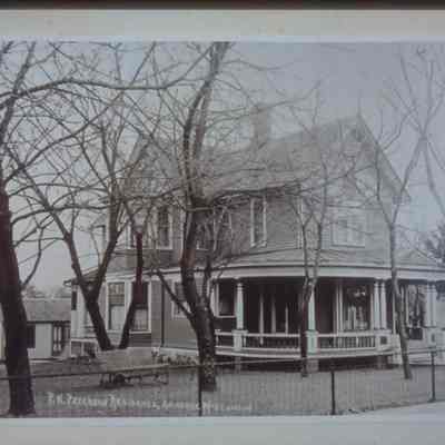 P.N. Peterson House, South Main Street, Amherst, Wisconsin. Built 1889, enlarged 1899, razed 1907