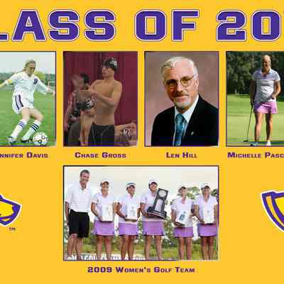 2009 Hall of Fame group in collage photo