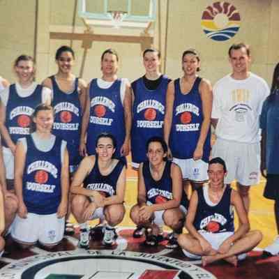 Basketball team in Cancun