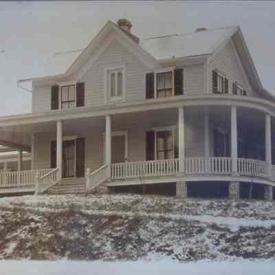 Jacob O. Foxen House, 381 Mill Street, Amherst Wisconsin. Built 1884, veranda added 1900?