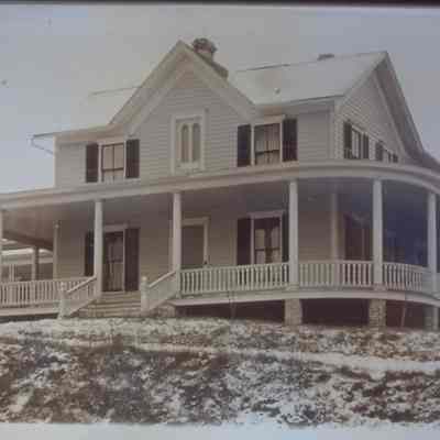 Jacob O. Foxen House, 381 Mill Street, Amherst Wisconsin. Built 1884, veranda added 1900?
