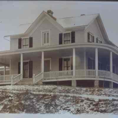 Jacob O. Foxen House, 381 Mill Street, Amherst Wisconsin. Built 1884, veranda added 1900?