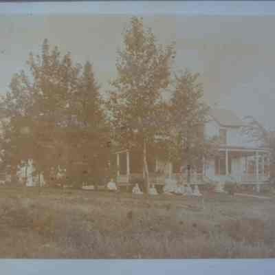 Jacob O. Foxen House, 381 Mill Street, Amherst Wisconsin. Built 1884, veranda added 1900?