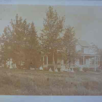 Jacob O. Foxen House, 381 Mill Street, Amherst Wisconsin. Built 1884, veranda added 1900?