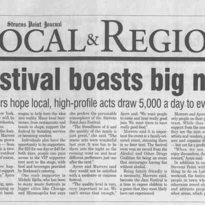 2006, Stevens Point jazz festival