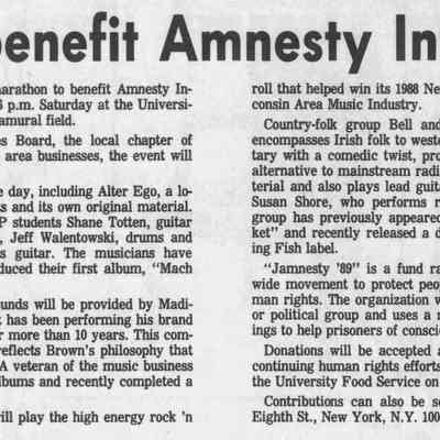 1989, Amnesty International