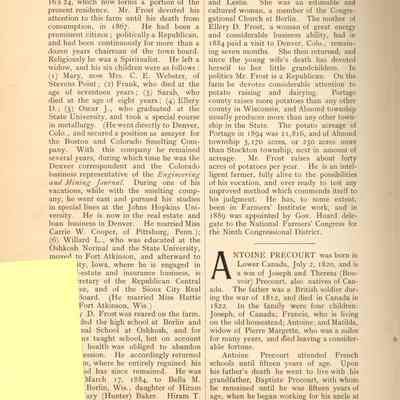 Page 1 of Antoine Precourt