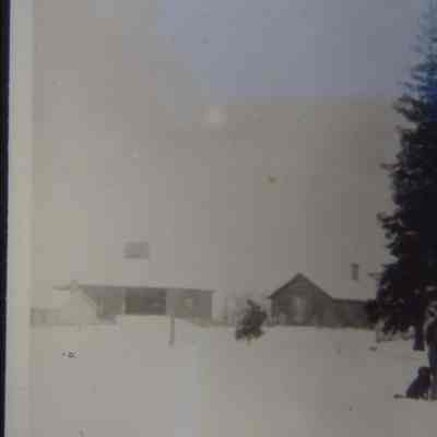 Ole / Martin Wrolstad farm, northeast side of Peru, town of New Hope, Portage County, WI. From around 1910.