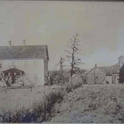 Ole Olson / Martin Wrolstad farm, northeast side of Peru, town of New Hope, Portage County, WI. From around 1910.