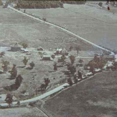 Peru Village, county highways T and Z, town of New Hope, Portage County, Wisconsin. Martin Wrolstad farm at upper left.
