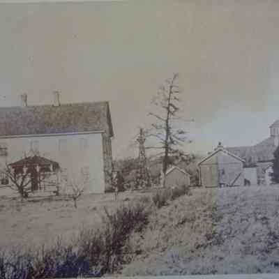 Ole Olson / Martin Wrolstad farm, northeast side of Peru, town of New Hope, Portage County, WI. From around 1910.
