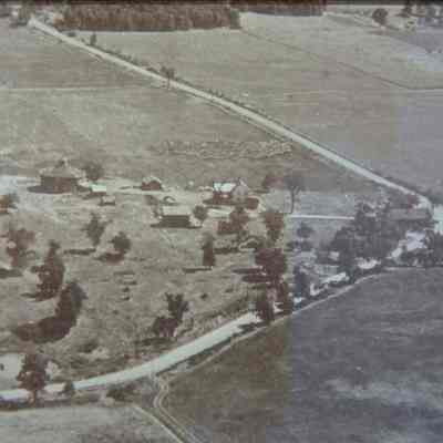 Peru Village, county highways T and Z, town of New Hope, Portage County, Wisconsin. Martin Wrolstad farm at upper left.