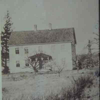 Ole Olson / Martin Wrolstad farm, northeast side of Peru, town of New Hope, Portage County, WI. From around 1910.