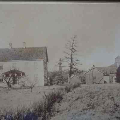 Ole Olson / Martin Wrolstad farm, northeast side of Peru, town of New Hope, Portage County, WI. From around 1910.