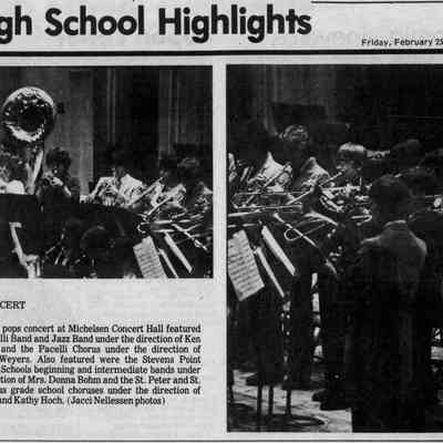 1983, Pops concert, Pacelli band