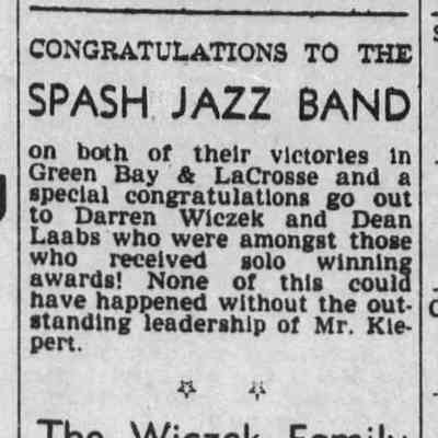 1983, SPASH jazz ensemble