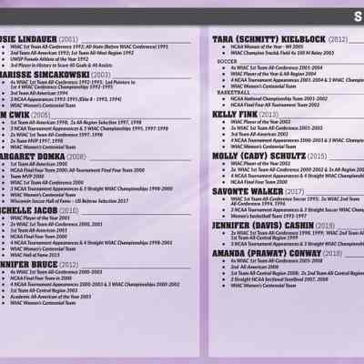 UWSP Hall of Fame, Soccer