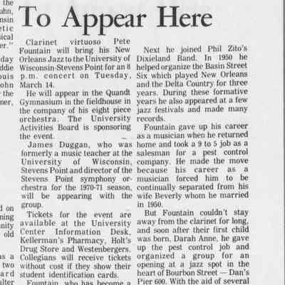 1972, Pete Fountain