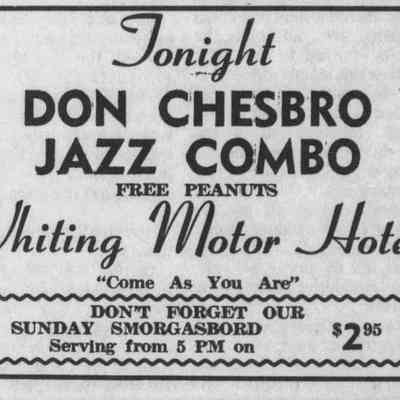 1972, Don CHesebro, Whiting Motor Hotel