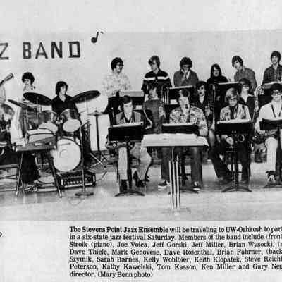 1978, Stevens Point jazz ensemble