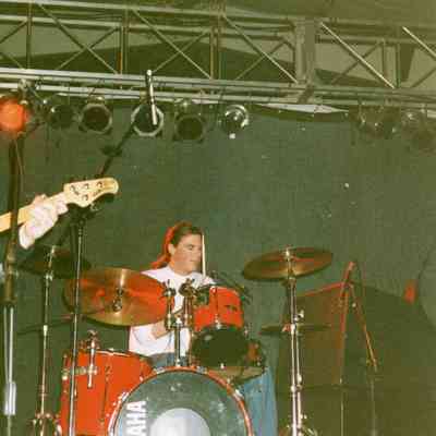 Summerfest, Milwaukee. Don Berry (drums)