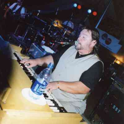Big Bull Falls Blues Fest, Wausau. Bill Engel (Hammond Organ)