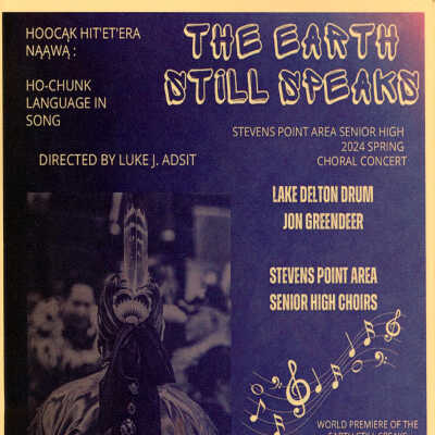 Brochure for The Earth Still Speaks concert