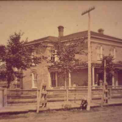 E.M. Copps House 516 Franklin Street, Stevens Point, WIS. Built: 1881. Veranda removed in 1956?