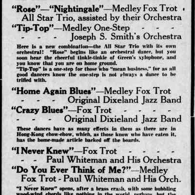 1921, Boston's
