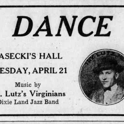 1925, Irv Lutz, Virginians, Dixie Land Jazz Band