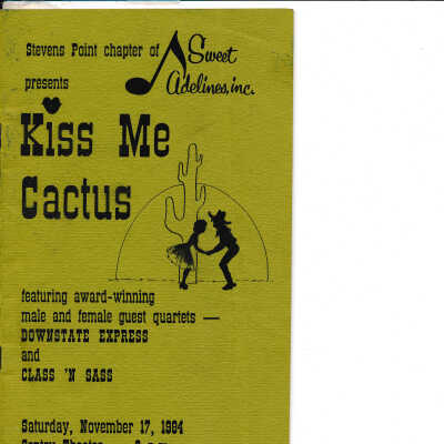 Kiss Me Cactus concert program