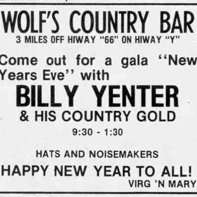 Wolf's Country Bar, 1975