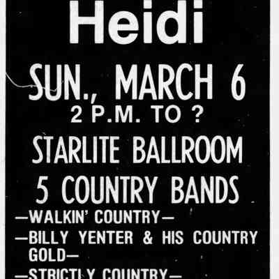 Starlite Ballroom, 1977