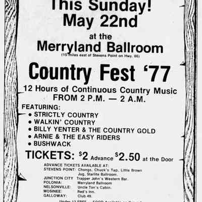 Merryland Ballroom, 1977