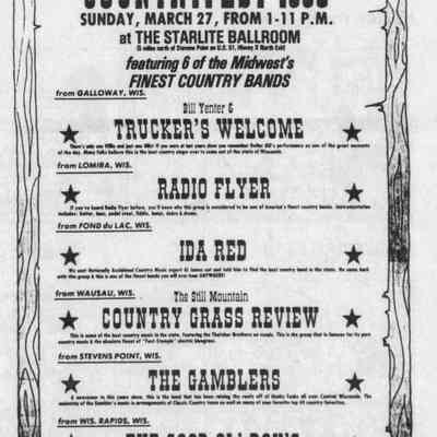 Starlite Ballroom, 1983