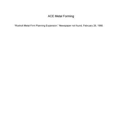 ACE Metal Forming