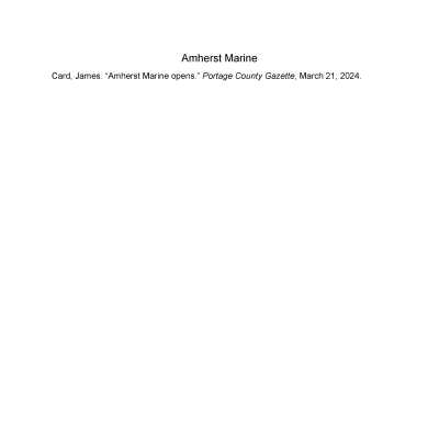 Amherst Marine
