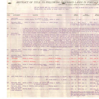James Alban deed