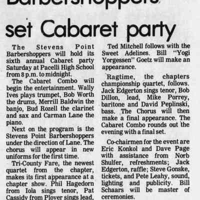 1979, Barbershoppers