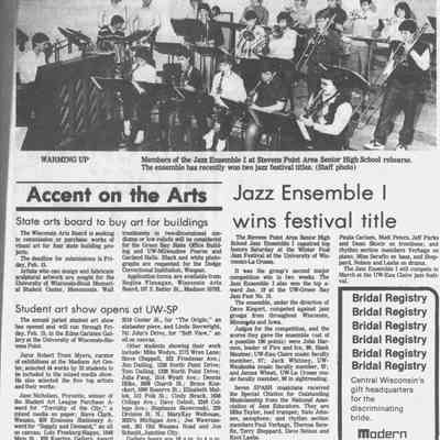 1985, SPASH jazz ensemble
