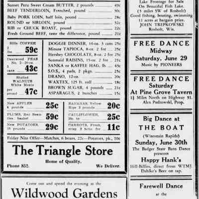 The Rainbow, Midway, Pine Grove Tavern, The Boat, Antler Tavern, Wildwood Gardens