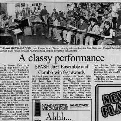 1999, SPASH jazz ensemble