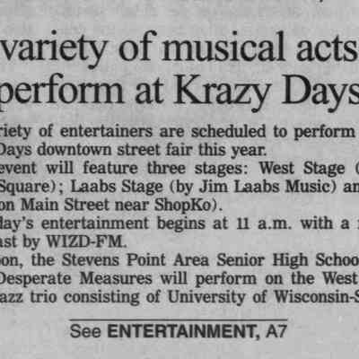1999, Krazy Days