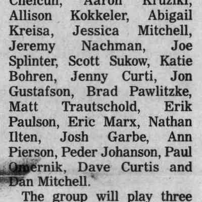1999, SPASH jazz ensemble