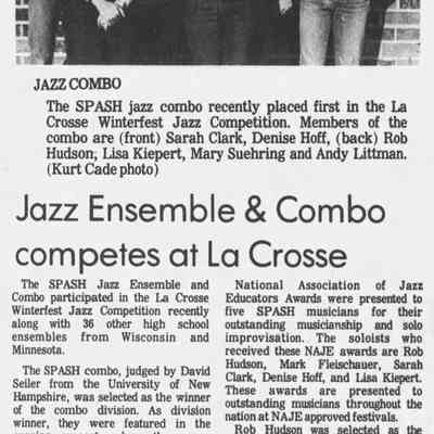 1982, SPASH jazz combo