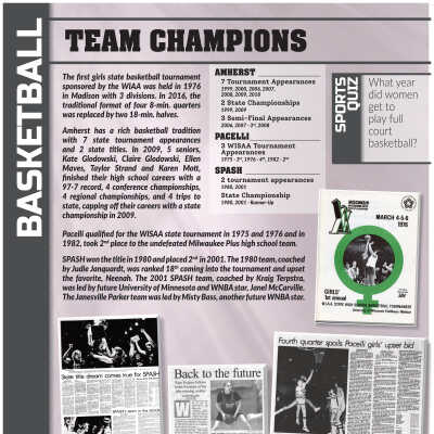 High school basketball team champions