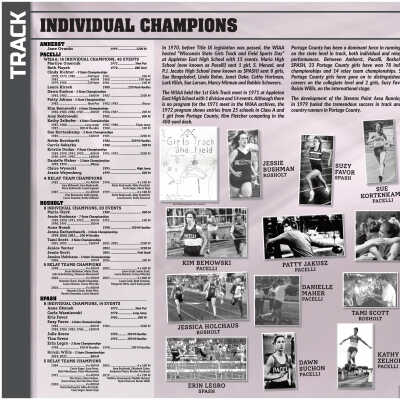High school track and field individual champions